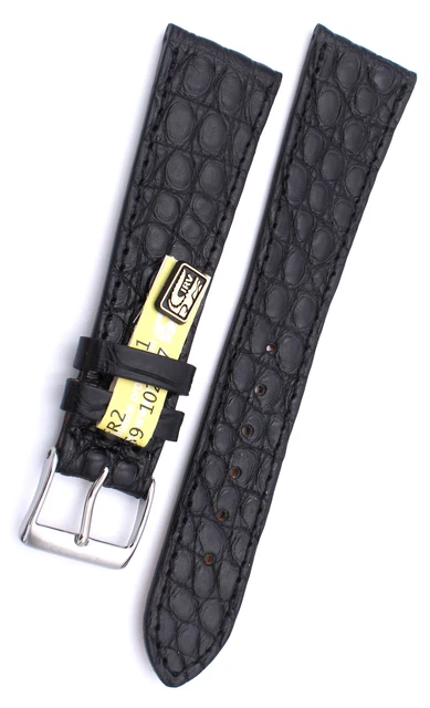 Echt Kroko Uhrenarmband 22/20mm Passend Für Breitling FS Blau Heller