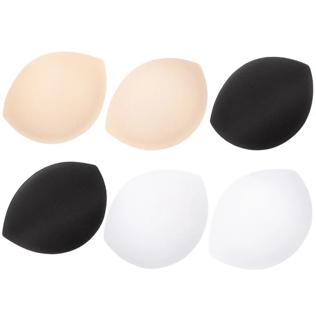 Tappetino petto morbido cotone reggiseno rotondo inserti cuscinetti reggiseno cuscinetto ricambio montagne russe