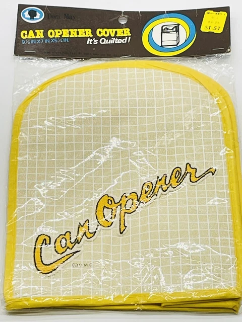Vintage Dora May Can Opener Quilted Cover Sealed Vintage Dora May Can Opener Quilted Cover Sealed