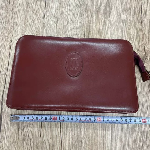 Unused Authentic Cartier Vintage Must Clutch Bag Deadstock