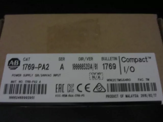 *New Sealed* 1769-PA2 Ser A Compact Power Supply Input Module