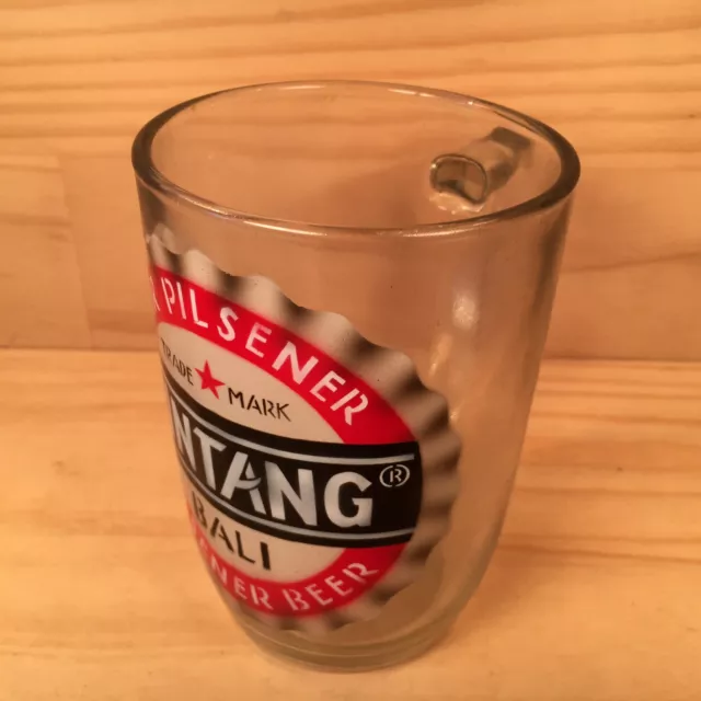 BINTANG BEER "Clear" Collectable Beer Ale Alcohol Souvenir Drinking Glass Cup