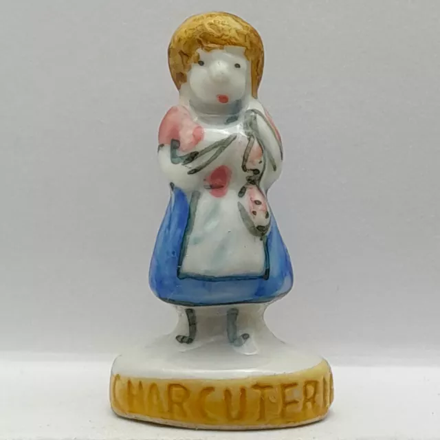 Fève en porcelaine Charcuterie Nordia (B21N)