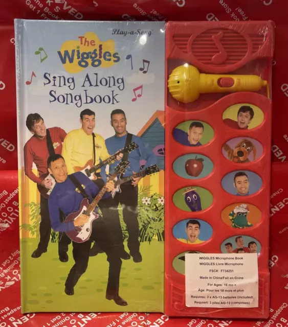 The Wiggles: Sing Along Song Book Microphone Sealed New