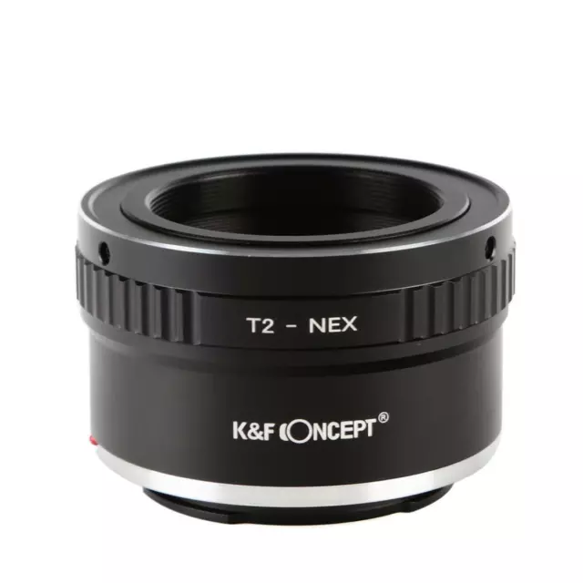 K&F Adaptador Objetivo para T2 Teleskopen Lentes Sobre sony E-Mount Nex Cámara