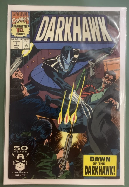 Darkhawk #1 Marvel Comics 1st Appearance Darkhawk Comics 1991