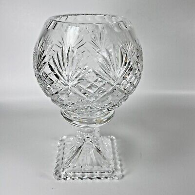 American Brilliant ABP Pairpoint Cut Glass Footed Compote Bowl Candy Vintage
