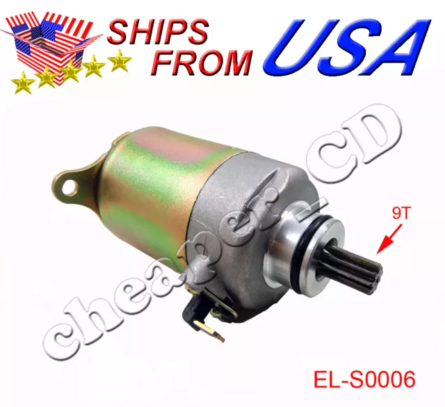 Electric Starter Motor For 150cc 125cc 4 Stroke GY6 Chinese Scooter ATV Moped