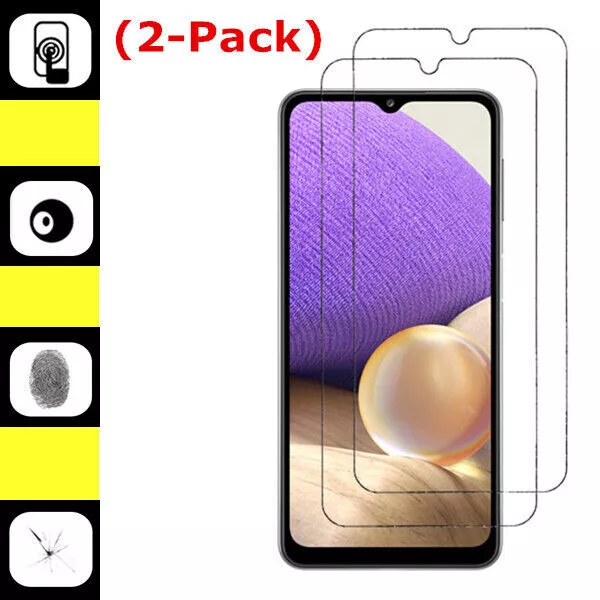 2-Pack SAMSUNG Galaxy A32 5G Premium Real Tempered Glass Screen Protector