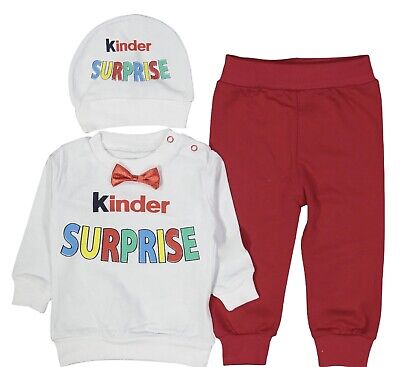Baby Clothes Baby Outfit Set Kinder Surprise Boys Girls Tracksuit 3pieces Set