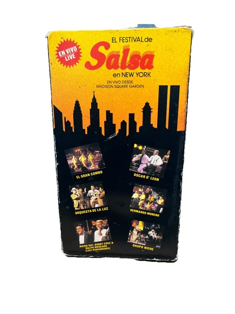 SALSA 16TH FESTIVAL Live From Madison Square Garden Vhs $15.99