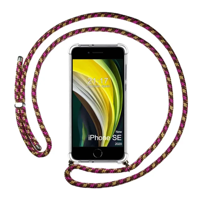 KNOK Funda con Cuerda para iPhone 11 Pro MAX - Funda Colgante para