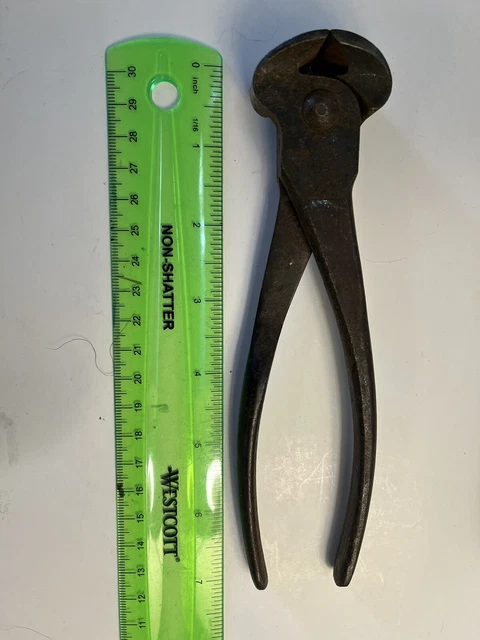 Vintage KRAEUTER No. 1851 - 7”  Cutter Nippers Pliers Made in USA Free Shipping