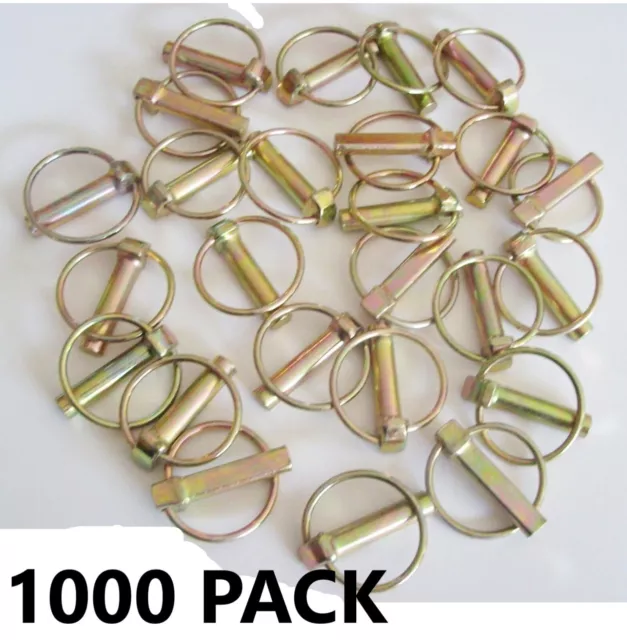 1000 Goliath Industrial 7/16" Lynch Linch Pin 3 Point Hitch Clips Tractor Lp716