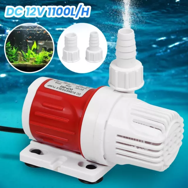 1100L/h Wasserpumpe Selbstansaugende Pumpe 12V Hochdruckpumpe Pumpe Pumpe