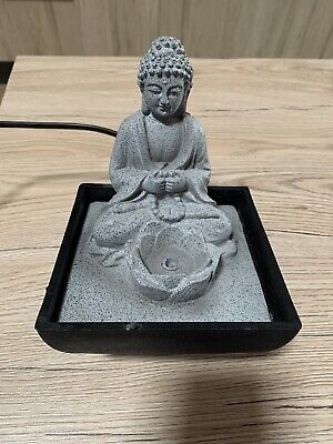 Zen Luce SCFR 8G Buddha Meditation Fontana Grande Interni Dark Brown/Cioccolato 21 x 21 x 30 cm 