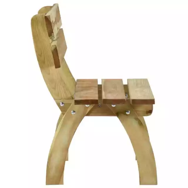 Banc de jardin 110 cm Bois de pin imprÃ©gnÃ© 3