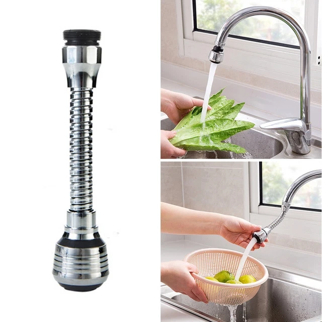 Wasserhahnverlängerung Wasserhahndüse Badezimmer Flexibel Wassersparend