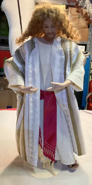 Ashton-Drake Galleries I Am The Good Shepherd ( Jesus DollWith Display 1995,