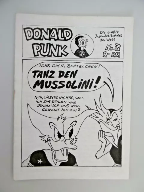 Comic-Parodie: DONALD PUNK  (80er Jahre)  [8557]