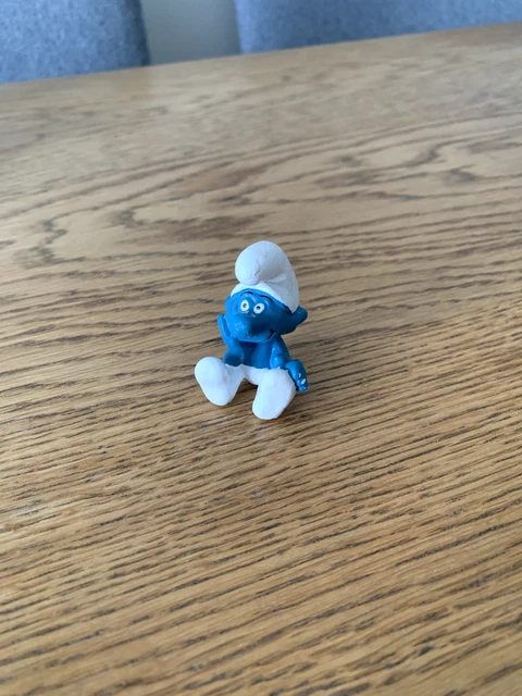 Figurine Schtroumpf Gymnaste Aux Anneaux 1980 - Allemagne - Peyo Schleich