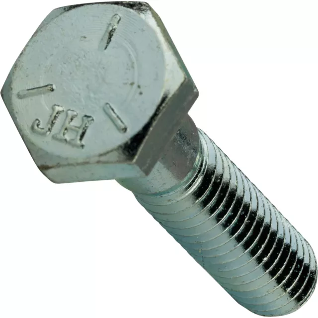 1/2"-13 Hex Bolts Grade 5 Zinc Plated Steel 3/4in 7/8in 1in Up to 12in All Sizes
