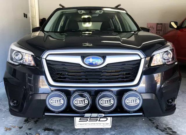 Fits 2019 Subaru Forester (all) SSD RALLY LIGHT BAR (Bull,Nudge),4 light tabs