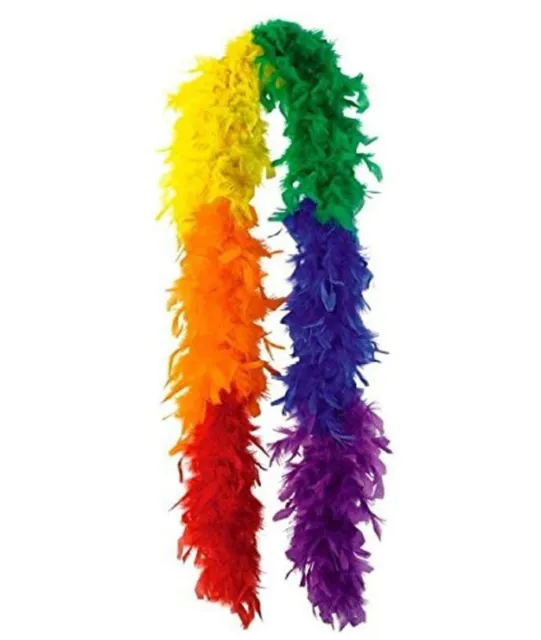 Rainbow Boa - Pride - Spirit Week 20's 80's - Costume Accessories