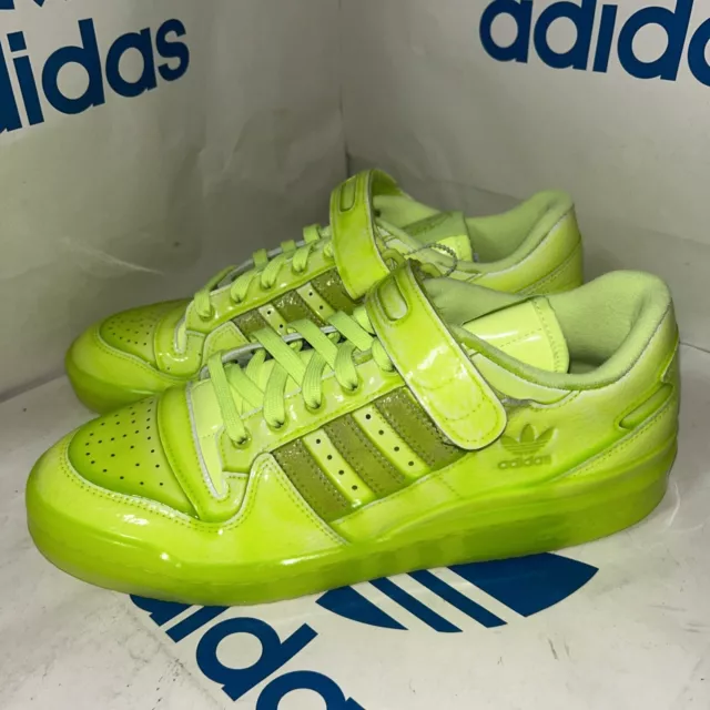 ADIDAS FORUM Low JEREMY SCOTT JS 'Dipped Yellow' Size Uk 9 GZ8817 New No Box