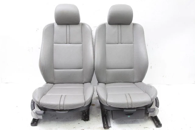 Set sedili BMW X3 E83 015 pelle grigia - senza riscaldamento sedili 02-2006