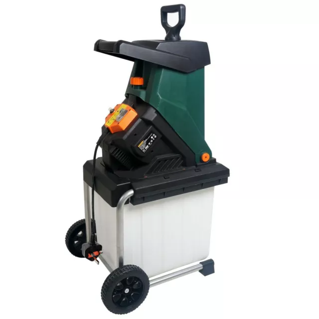 Garden Shredder Heavy Duty 40mm Cutting Width Electric 2500 W 4050 RPM Blade New