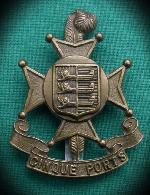 5th Cinque Ports Battalion Royal Sussex Regt TF ~ Genuine British Military Badge