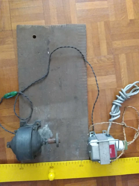 Tour à Meuler Vintage (avant 1956) Avec Moteur Et Transformateur 110V – Parfait Pour Collectionneurs Et Bricoleurs