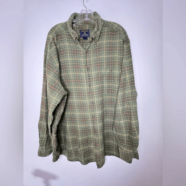 Woolrich Green Plaid Flannel Men’s XXL