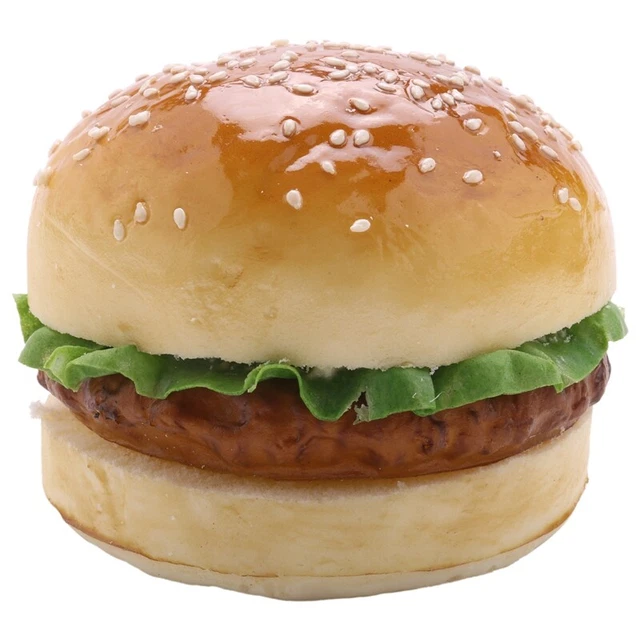 1pc Realistic Hamburger Lifelike Simulation hamburger Display KidsR5
