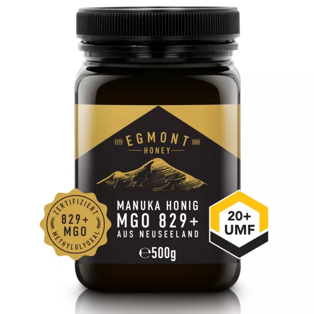 Manuka Honig MGO 829+ 500g Egmont Honey Original aus Neuseeland 800 820 850 1000