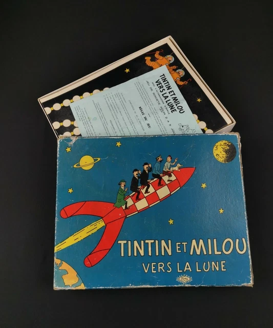 Jeu De Société Ancien Tintin Et Milou Vers La Lune - Montbrison Complet