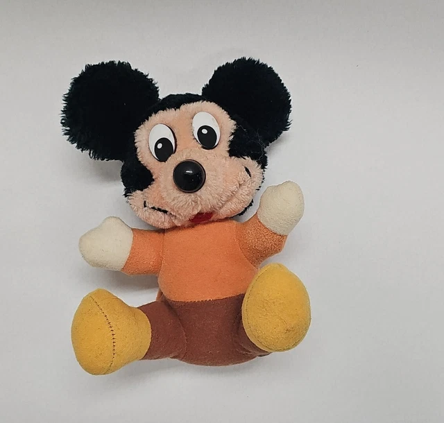 VINTAGE DISNEY MICKEY Mouse Plush Mickey’s Christmas Carol Tiny Stuffed