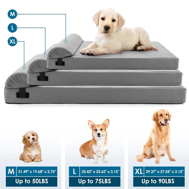 Orthopedic Dog Bed XL Memory Foam Pet Sofa Cushion Removable Extra Large NEW US 2