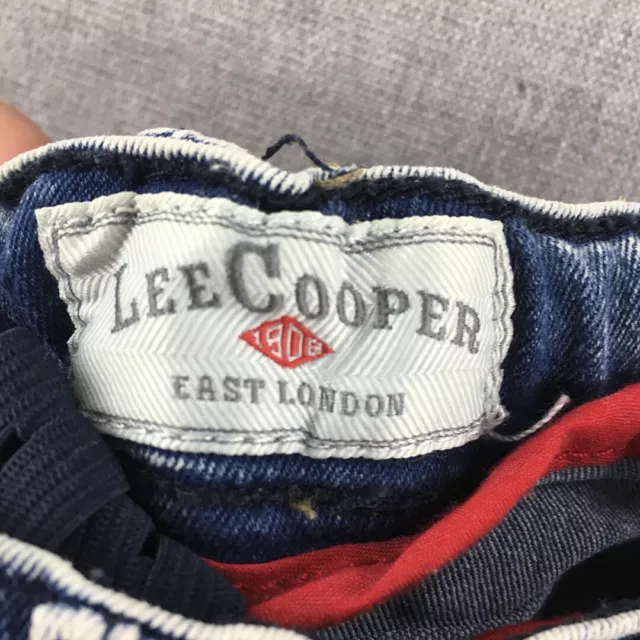 Lee Cooper Kids Boys Jeans Size 6 Blue Stone Wash Skinny Denim 2
