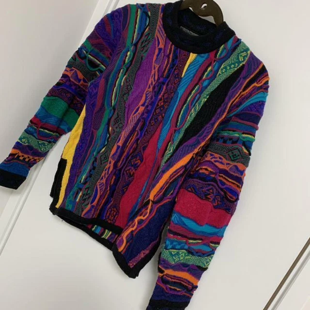 COOGI Wool Knitted Sweater Size SS Made In Australia Rare Vintage 55cm