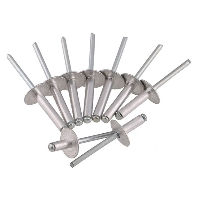 Testa flangia extra large 5 mm (16 mm) Pop-Rivet alluminio/acciaio cieco aperto