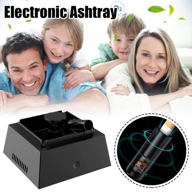 Cenicero multifuncional sin humo para fumador de cigarrillos NUEVO USB recargable 9CT4