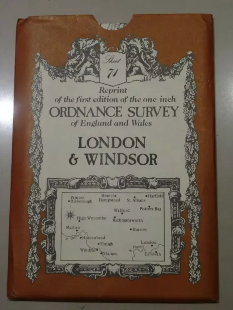 Ordnance Survey First Edition Reprint (one-inch) - London & Windsor