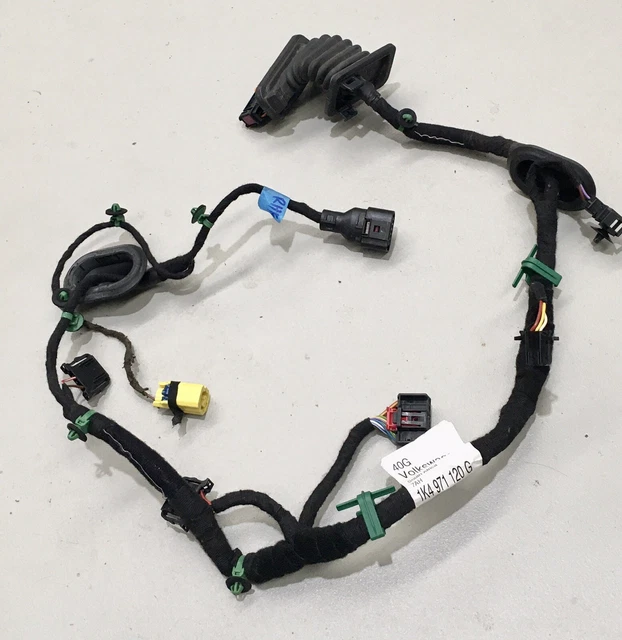 VW GOLF MK5 Back Left Door Wiring Loom Harness Rear 1K4971693BM $37.00