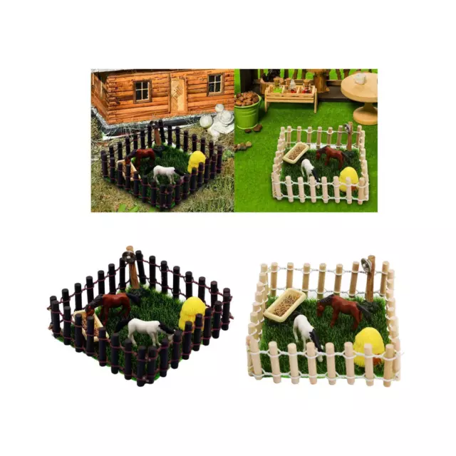 Puppenhaus-Bauernhof-Pferdespielzeug, Lernspielzeug für Kinder im Alter von