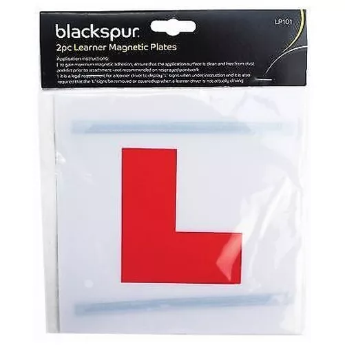 2 Pack Magnétique Neuf Apprenti-Conducteur Plaques En L