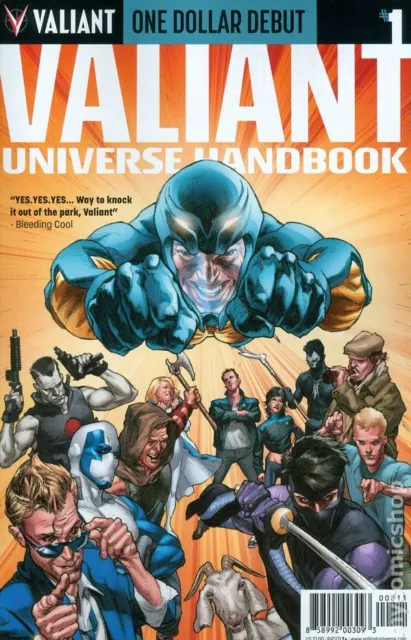 Valiant Universe Handbook One Dollar Debut Edition 2014 NM Stock Image