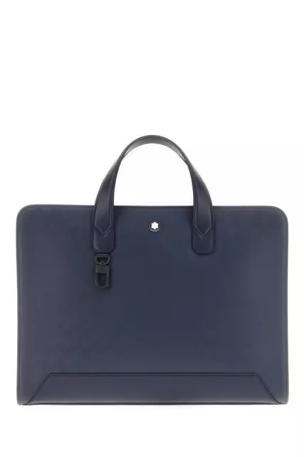 Portadocumenti Montblanc Extreme 3.0 198043 Document Case Pelle Blu