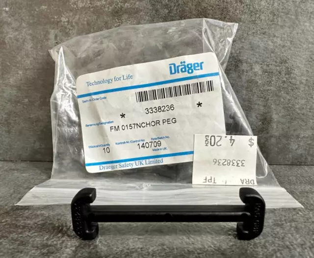 Drager 3338236 Anchor Peg, 50 MM, new